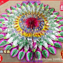 新款2米喜鹊登梅亮花圈 双层纸花圈 天利殡葬用品厂