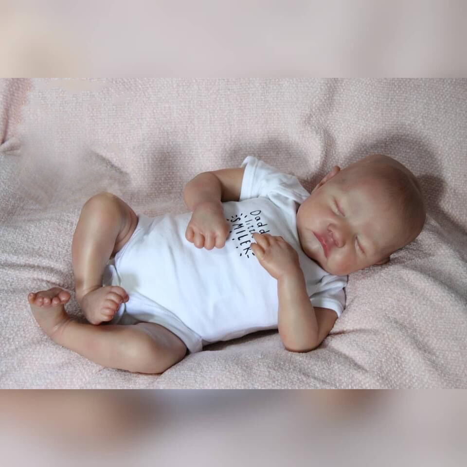 19 pulgadas reborn muñeca Levi lindo dormir Bebé transfronterizo suministro de comercio electrónico comercio exterior de una sola pieza entrega