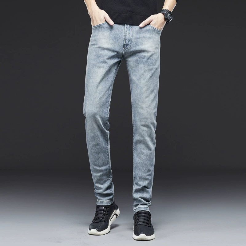 Весенние джинсы, модные штаны, 2023 год, корейский стиль, slim fit