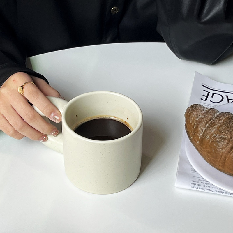 Salpicaduras de tinta taza ins estilo taza de grasa vintage taza de agua de cerámica taza de café taza de desayuno taza de leche