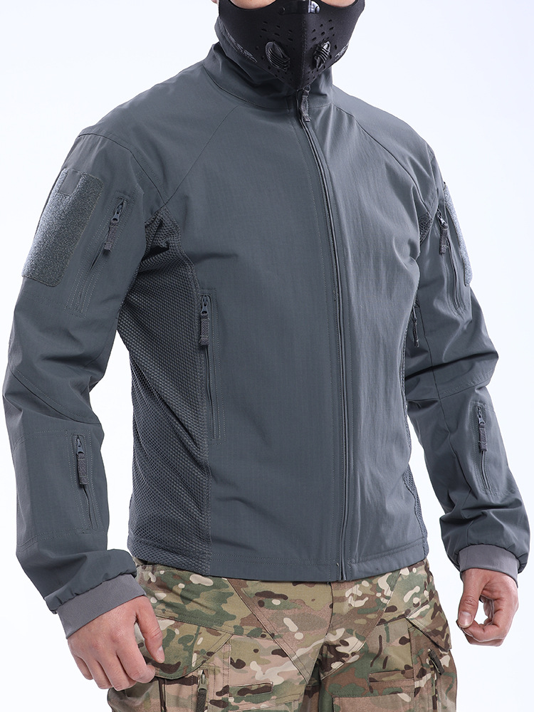 Tactics demi-season travel camouflage jacket