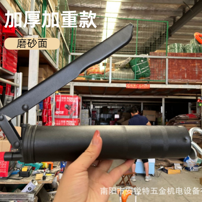 黑金刚黄油枪手动高压汽修手动注油枪高压自吸不锈钢批发