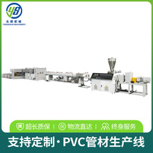 PVC塑料管材生产线 高速挤出机设备 PVC给水管管材生产线生产设备
