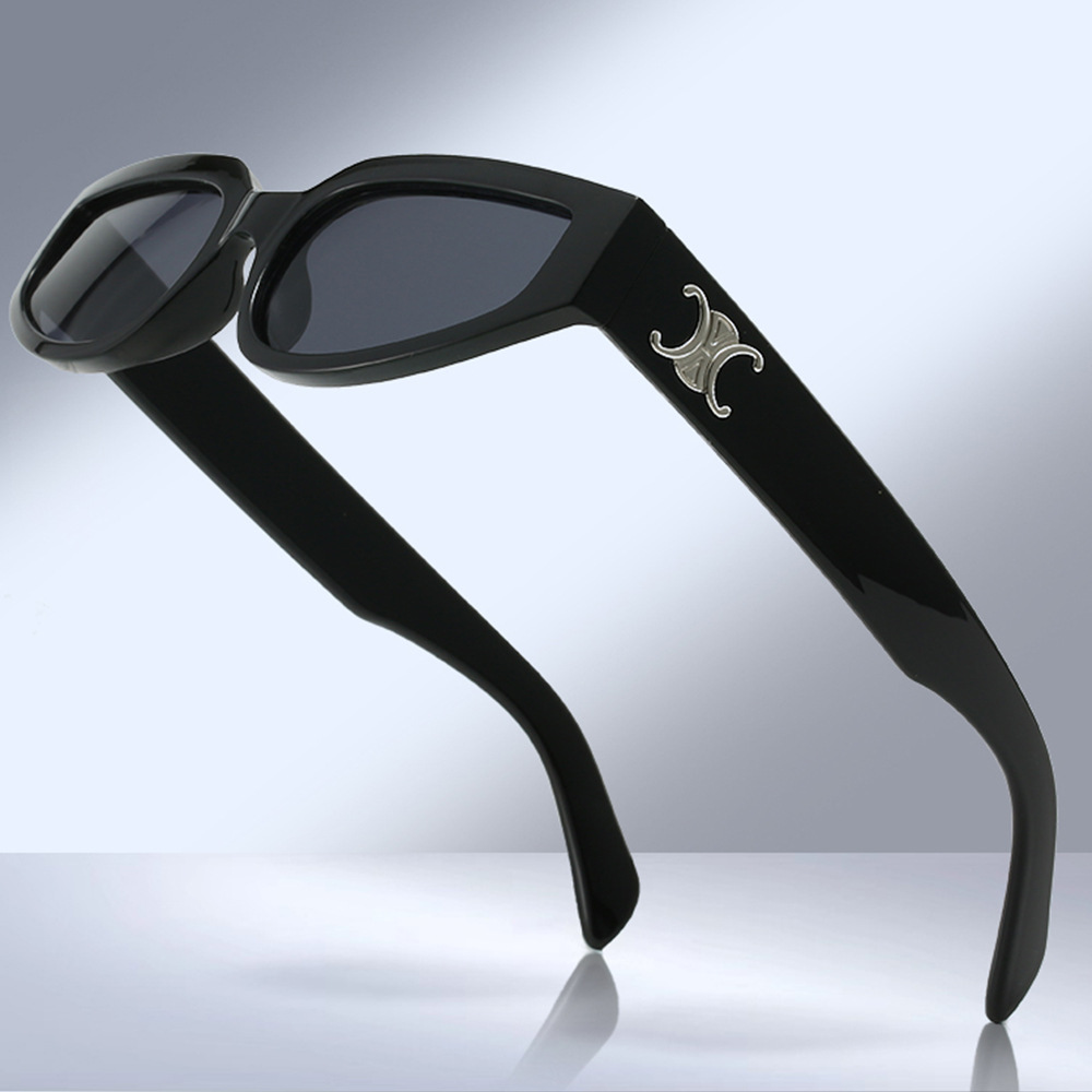 Gafas de Sol de Estilo Retro Transfronterizo de Xiaohongshu, Gafas de Sol de Alta Gama con Marco Pequeño Poligonal Estilo Macaron