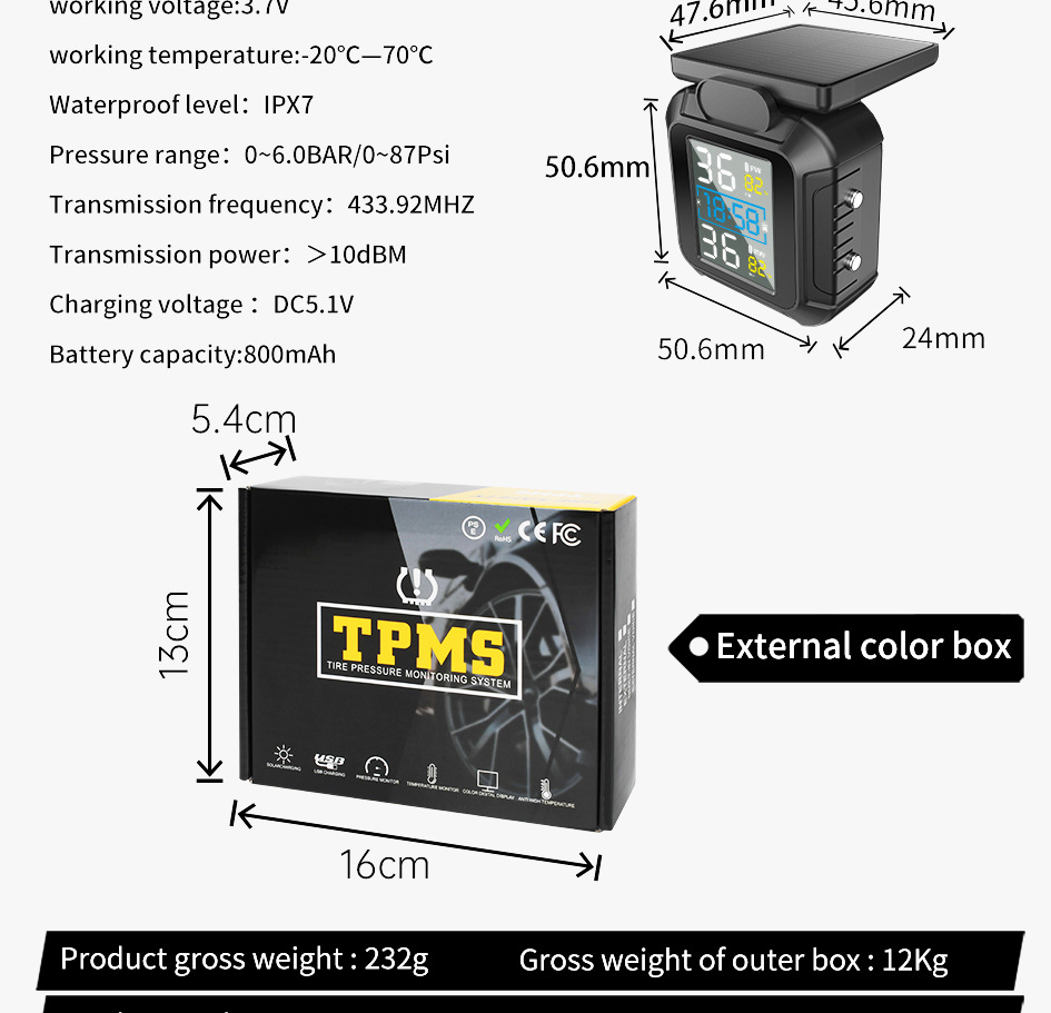 Motocycle Tire Pressure Monitoring Sys Tem Motorcycle Tire Pressure Monitor
