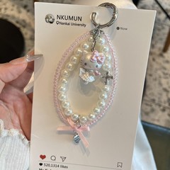ins樱桃挂件链条手机ccd串珠diy相机挂绳