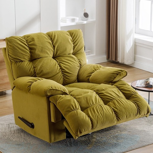 First-class space capsule, single lazy sofa chair, living room, modern and simple reclining rocking chair, electric function, cloud, light luxury