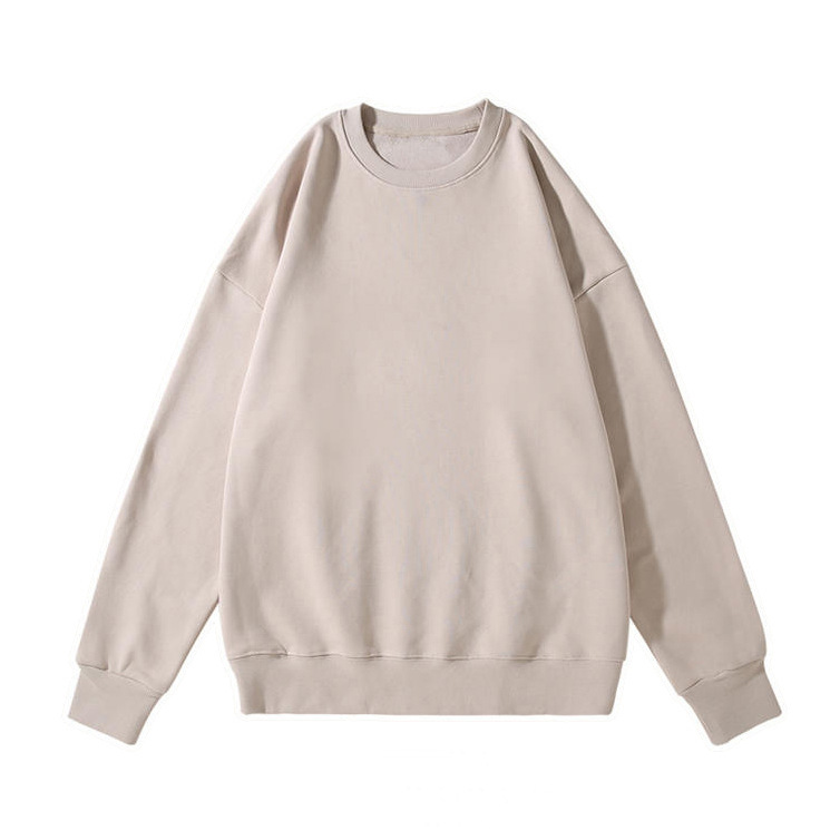 純綿スウェットシャツ カスタム 380g ヘビーウェイト ドロップショルダー ラウンドネック スウェットシャツ 秋冬 大きいサイズ カジュアル カスタムスウェットシャツ ロゴ印刷