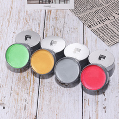 廠家直銷 一次性染色髮蠟金棕色棕色發泥白銀色彩色有顏色男士