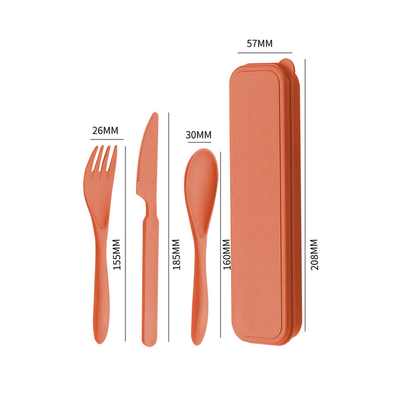 클래식 나이프 포크 스푼 [오렌지]