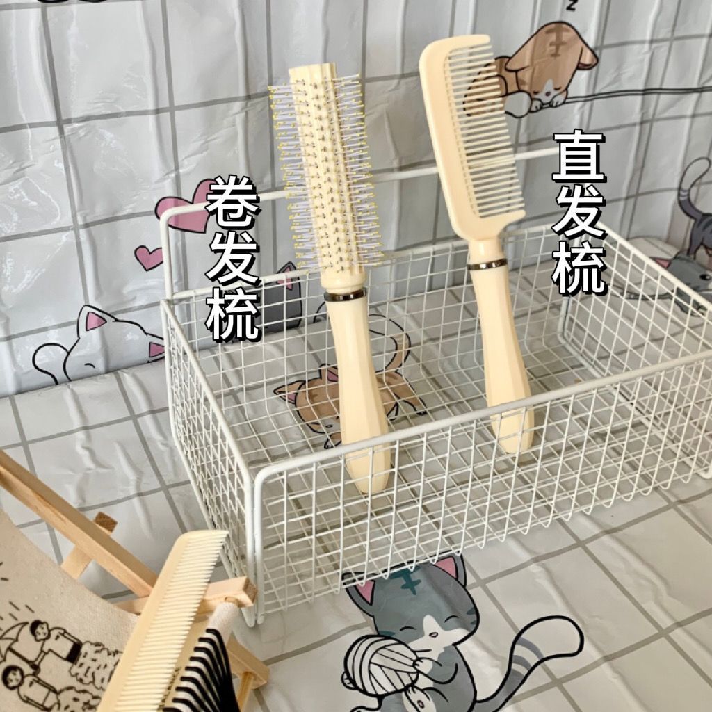 Peine esponjoso, peine de colchón de aire, peine de cabello rizado, peine de tubo de cabello largo especial para mujer, peine de masaje doméstico para mujer, peine de costillas