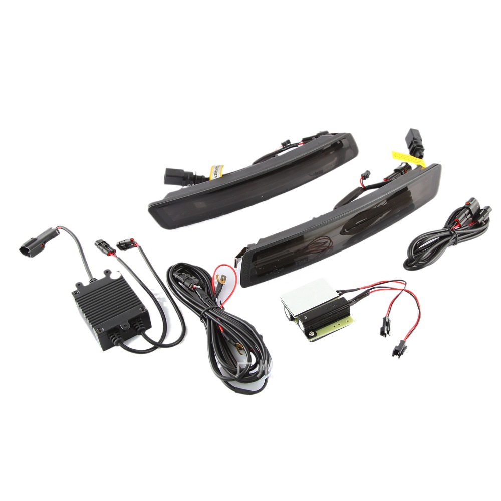 Adecuado para 06-10 Volkswagen Beetle Luz de marcha diurna modificada de dos colores con luz de marcha LED de dirección