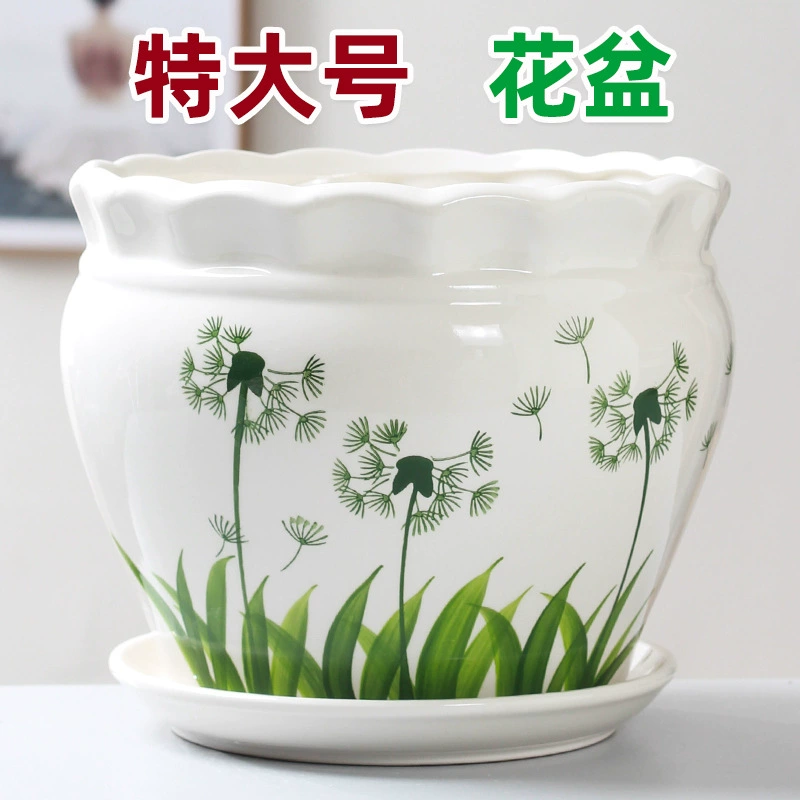 Очень большой цветочный горшок, керамический, большой пространства, простой, креативный, по специальной цене, бытовой, подвесной горшок для орхидеи Фаленопсис, плющ, суккулентный цветочный горшок