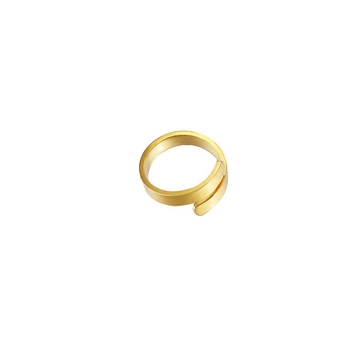 Foreign trade new product personalized fashion couple best friend gift ring mirror stainless steel cross opening hand jewelry ring