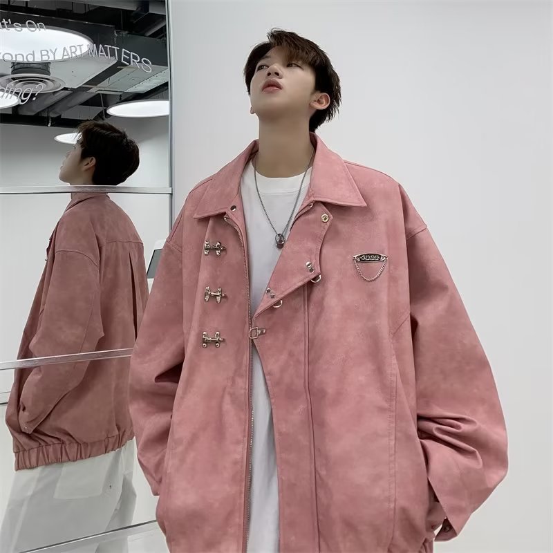 Metal fuchsia design jacket