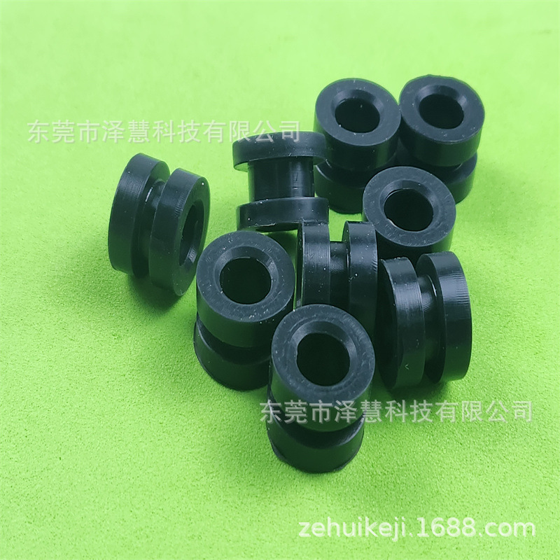 喇叭音箱硅胶护线套 防尘硅胶护线圈 工字型硅胶线扣