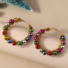 Christmas accessory, cartoon cute earrings, jewelry, European style