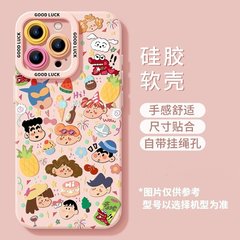 Apple 17promax 携帯電話ケース 15 新型iphone15 透明pro クレヨンしんちゃんコレクションmax 全対応