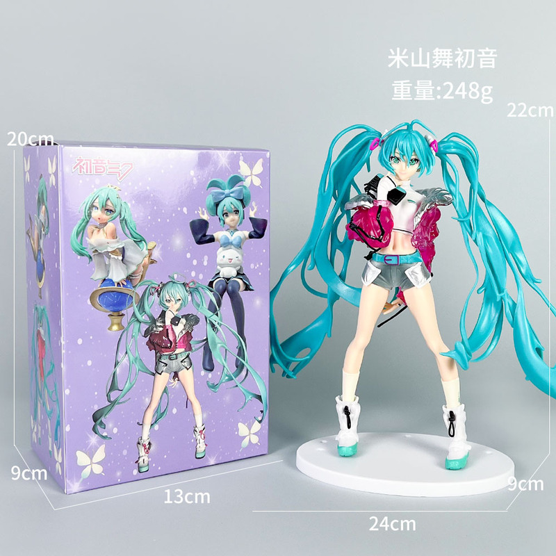 初音未来手办动漫水冰月美少女蕾姆花嫁穹妹二次元公仔模型摆件批|undefined
