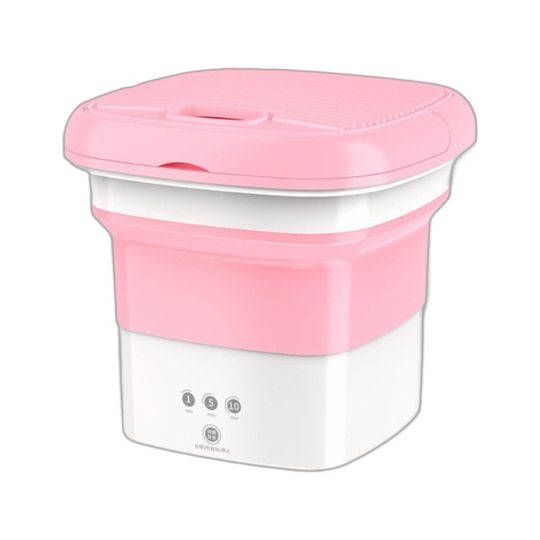Household Small and Convenient Folding Washing Machine Eluting One-piece Underwear Special Automatic Cleaning Mini Washing Machine