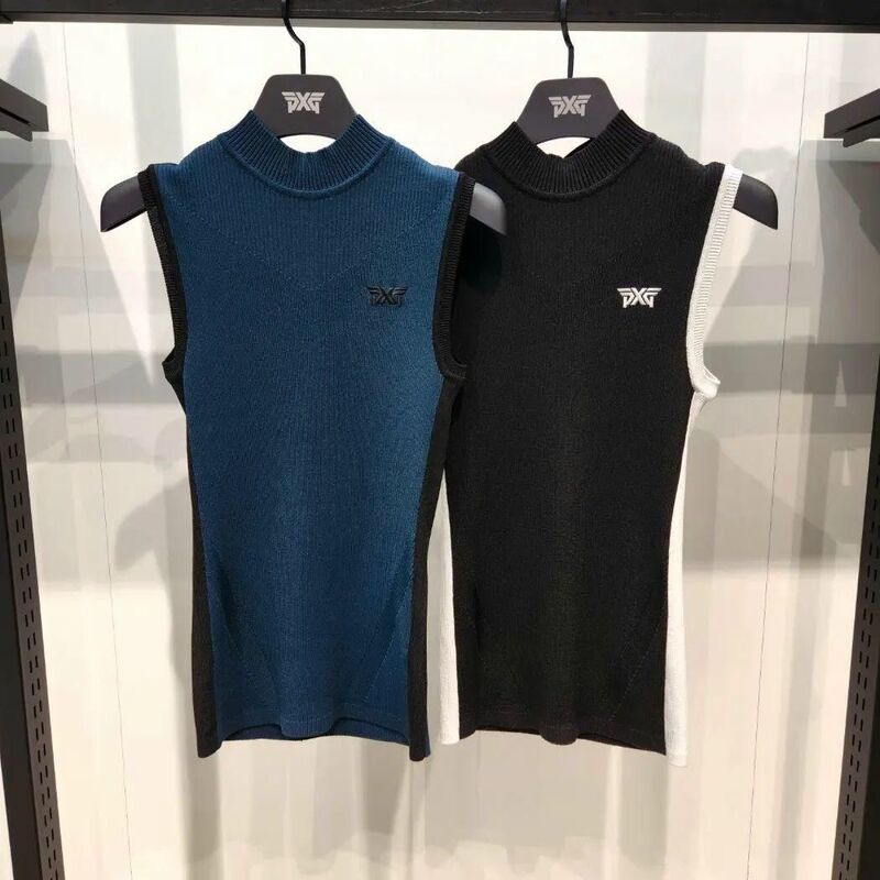 Exported to South Korea Original Golf Clothing Women's Summer Knitwear Vest Vest Golf Women's Slim Fit
