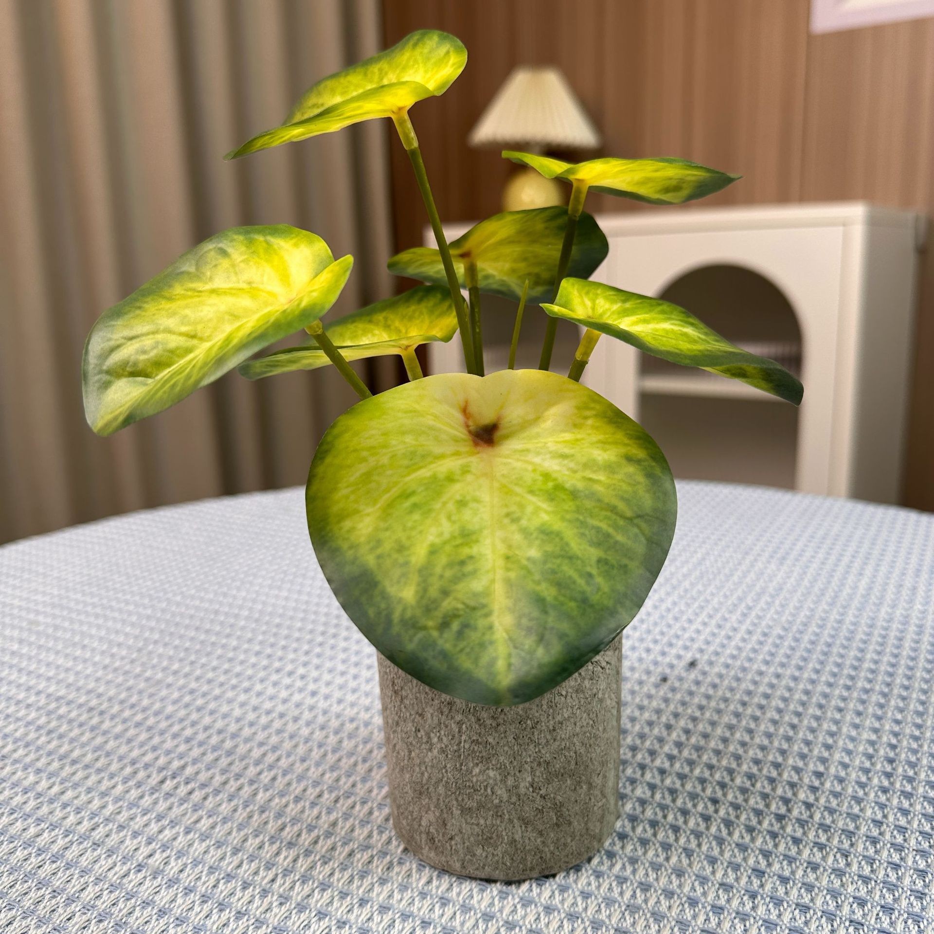 Gran planta de simulación nórdica, sala de estar de plátano para viajeros, plantas verdes falsas, plantas en macetas, ventanas para el hogar, decoración de paisajes, plantas verdes de simulación