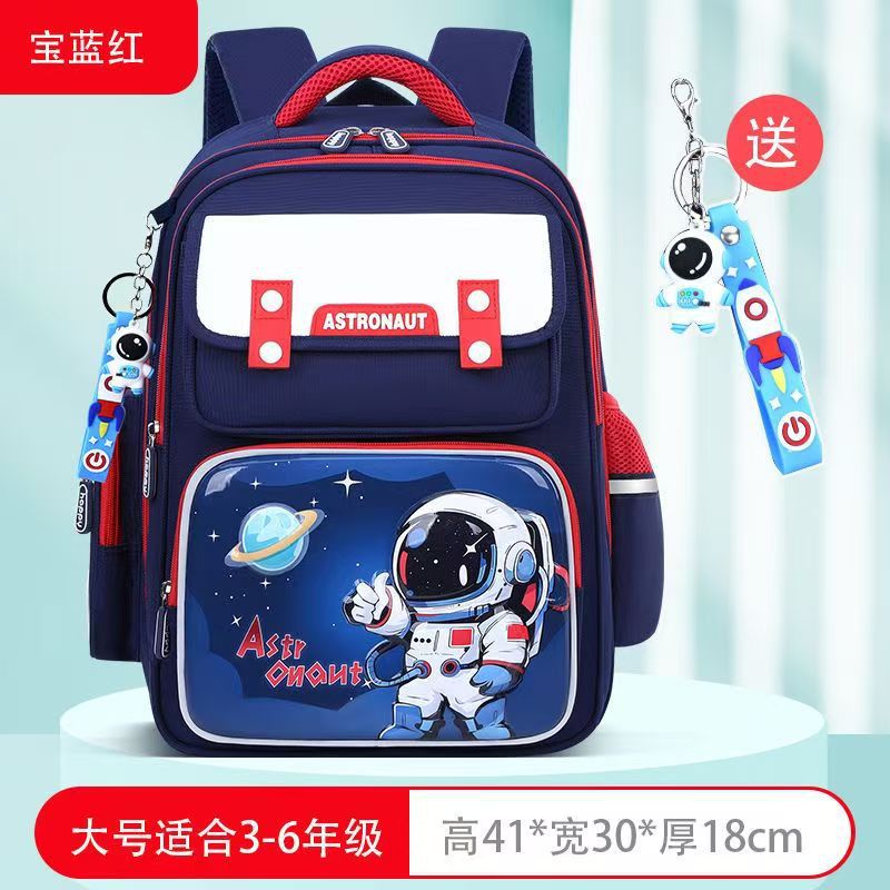 Mochila escolar para niños, estudiantes de primaria, niñas, grado 1,23 a 45,6 para hombres, gran capacidad de carga, logotipo de mochila de espalda