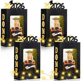 跨境Graduation Centerpieces Picture Box毕业桌面摆件图片盒