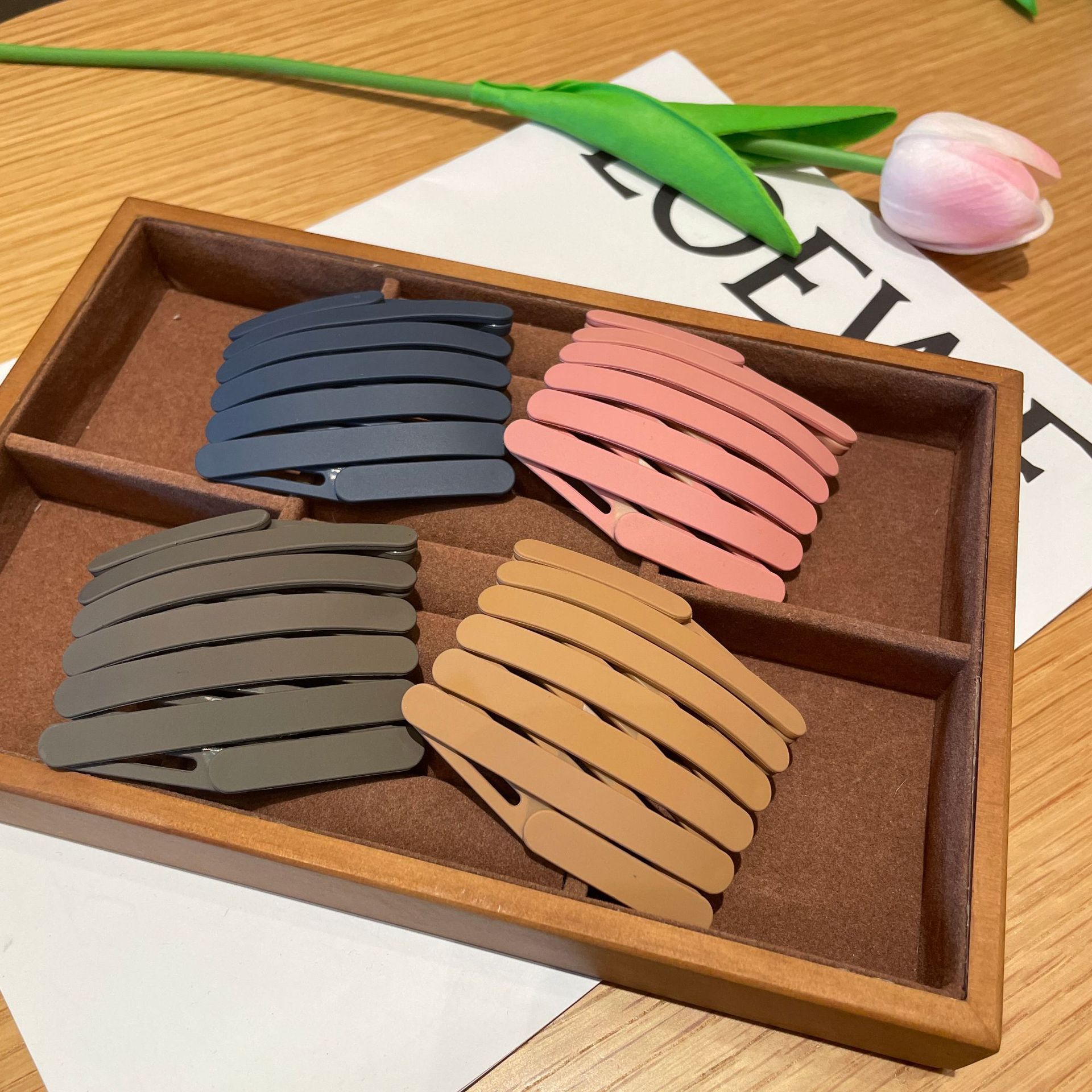 韓版洗臉專用帶齒防滑碎發頭箍新款伸縮發箍旅行可摺疊女髮飾頭飾