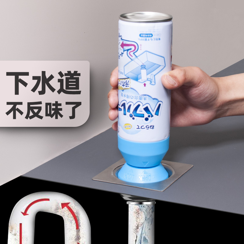 Duerdeao Sewer Pipe Cleaner, Kitchen Deodorant, Bathroom Floor Drain Odor Remover, Anti-Blocking and Unblocking Artifact