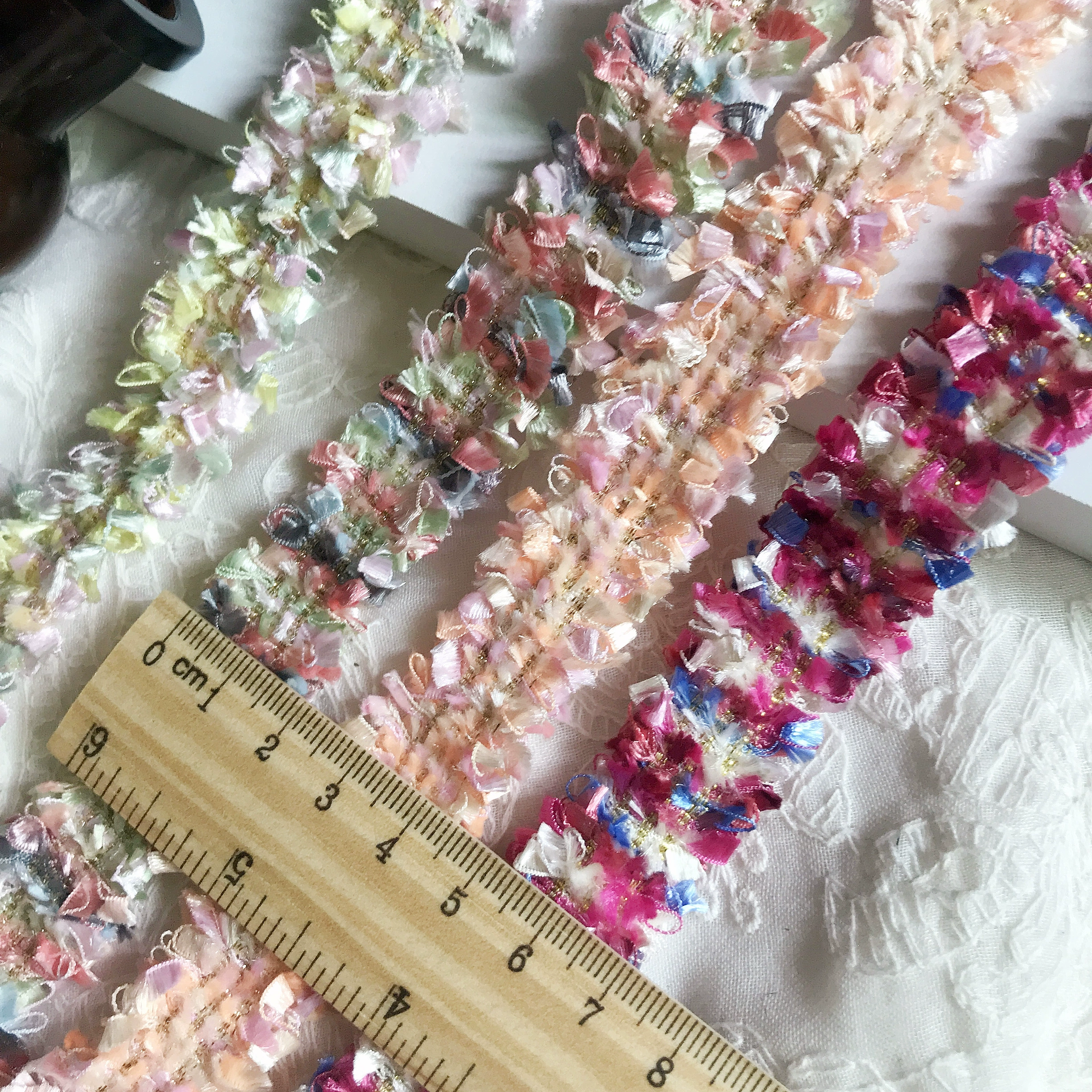 9,9 оптом 2 см широкие разноцветные кисточки для зубных щеток, маленькие ароматные кружевные аксессуары, DIY манжеты, планки, тесьма