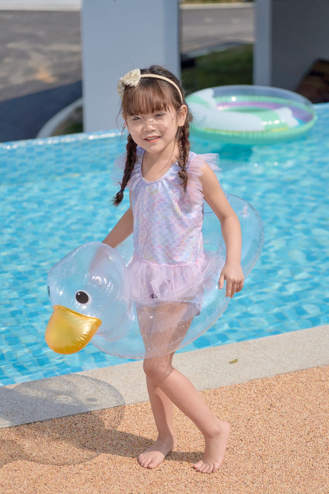 Cute Duck Pvc Swimming Accessories display picture 3