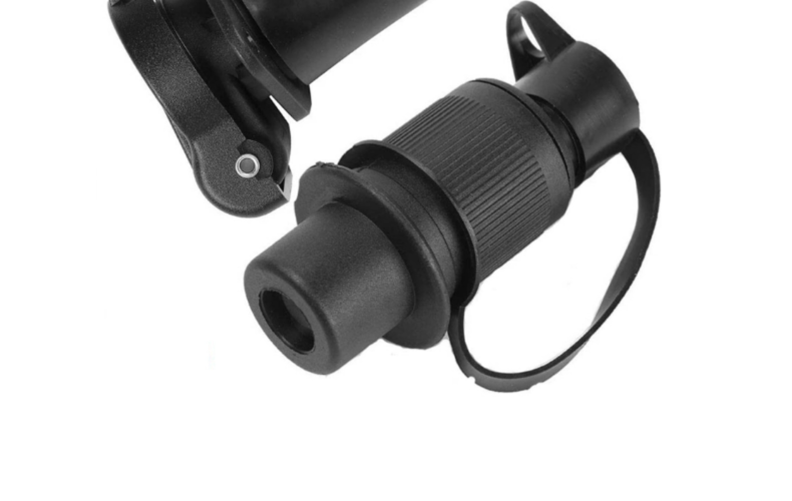 European-style car 3-hole plug 3-core socket trailer adapter truck interface RV power cord socket connector