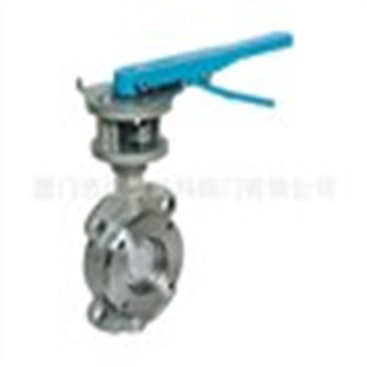 福厦美科D73H-16C/P手柄对夹式蝶阀 涡轮硬密封对夹式蝶阀 不锈钢