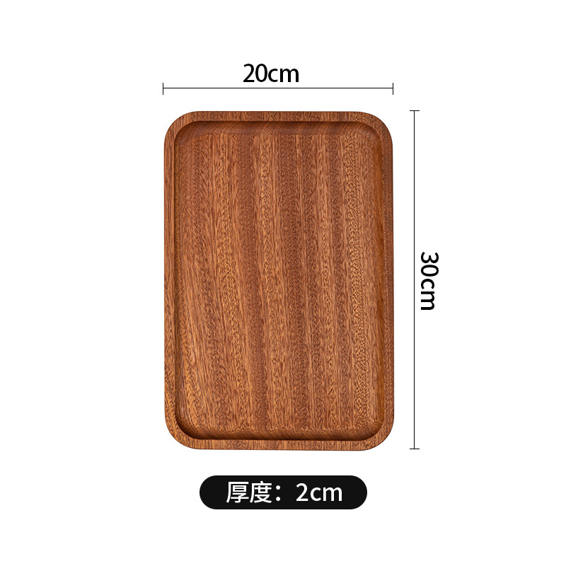 전체 나무 직사각형 트레이/(30*20cm)