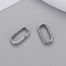 ���˴���S925��Ʒ�� diy���������¿�̩����Բ�����ߵ������ܿ�ͷ