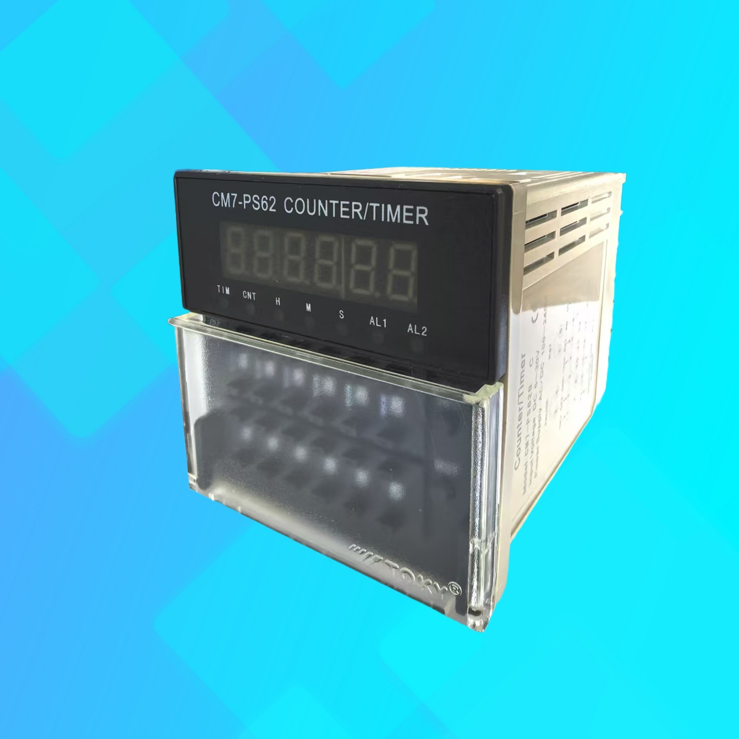 TOKY东崎CM7-PS62B 计数器6位显示计米器定时器拨码设定