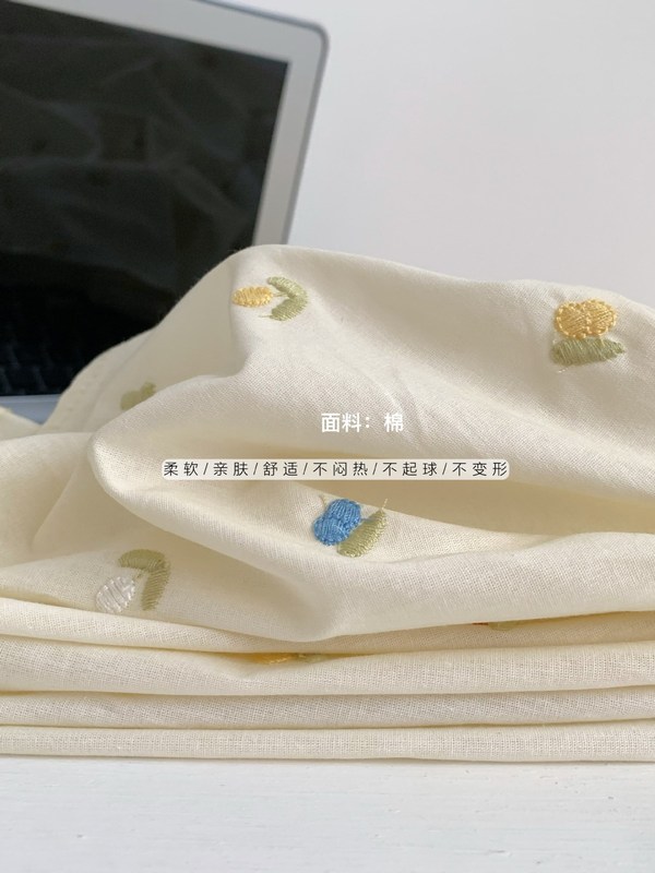 虹色の花柄のカラフルな刺繍の花のベスト女性の夏のルーズアウターノースリーブトップ|undefined