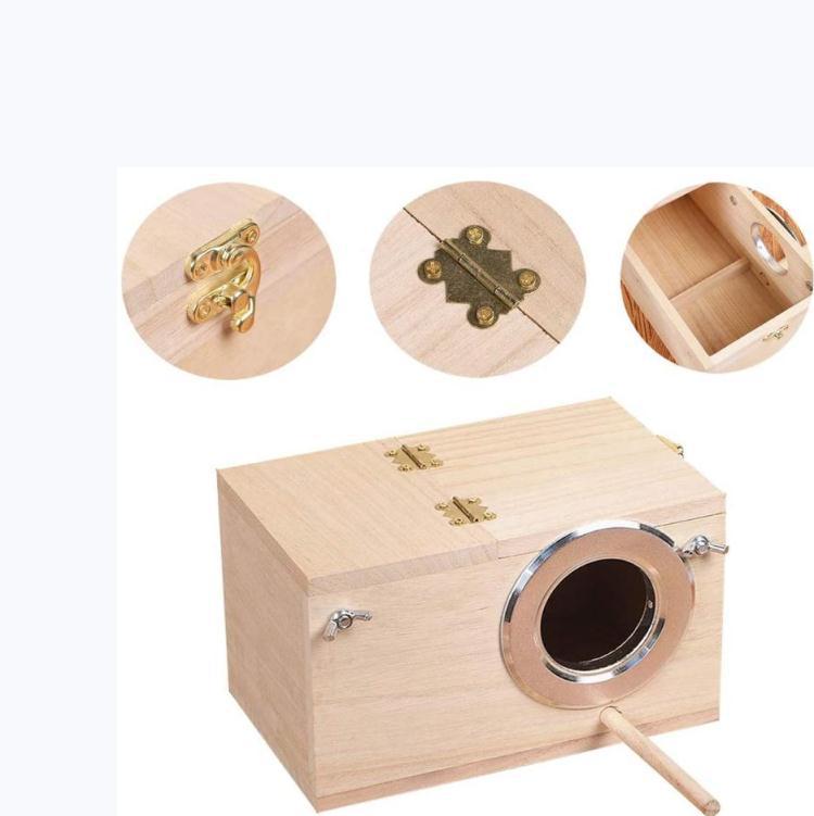The durable bird's nest of pet bird cages is made of a perfect place…