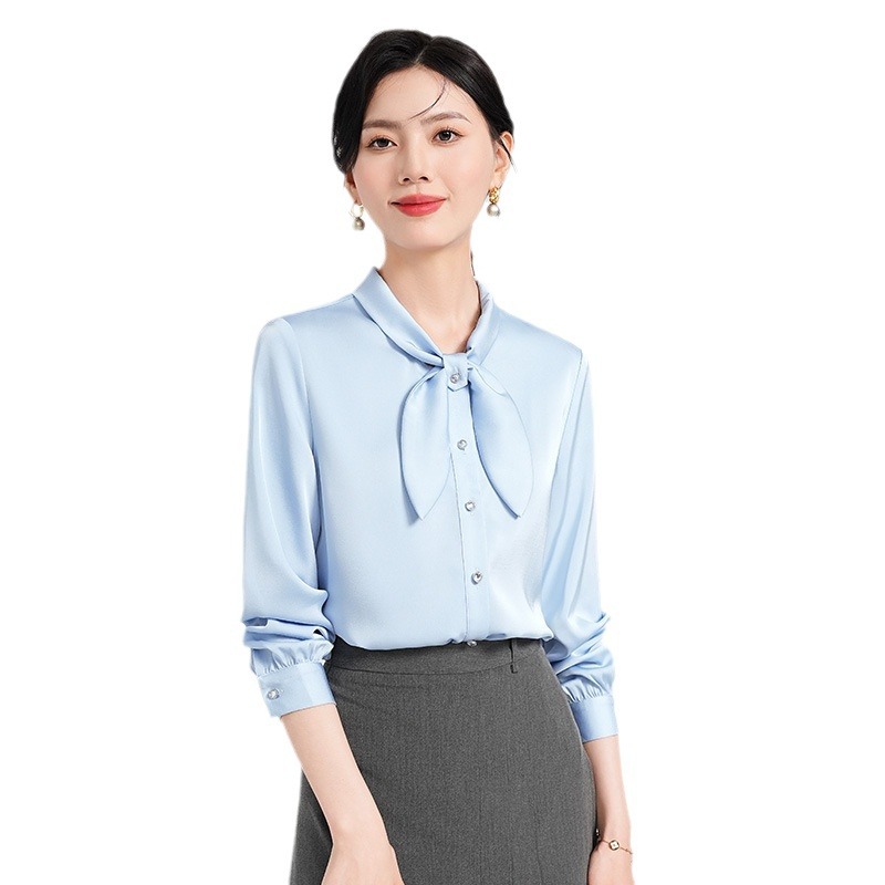White professional autumn shirt