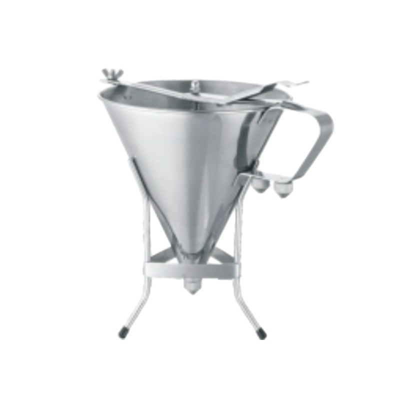 Embudo de acero inoxidable para takoyaki, embudo comercial 304/201, herramienta para medir jarabe de fructosa.