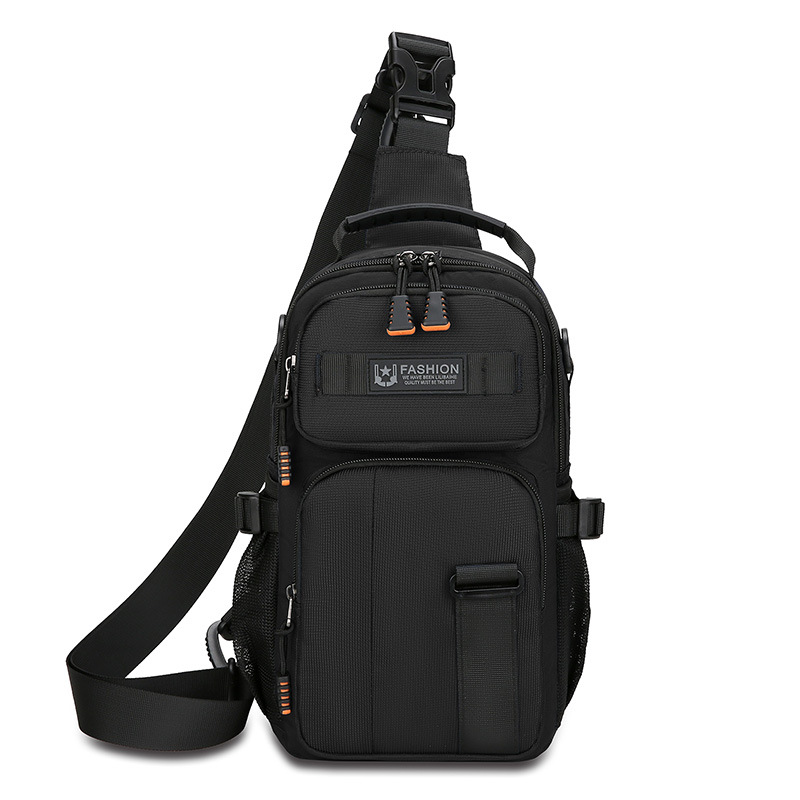 Nuevo bolso de pecho casual para hombres, función deportiva al aire libre, personalidad, mochila de hombro, mochila portátil de gran capacidad.
