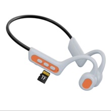 跨境私模骨传导头戴蓝牙耳机运动防水防掉外插TF卡超长续航无线