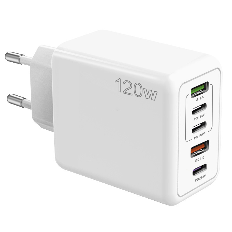 120w携帯電話急速充電器Type-c欧米英規PD USB多口アダプタタブレット充電ヘッド|undefined
