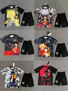 New Japanese Special Edition Anime Children's Clothing Football Children's Sports Suit Super Saiyan One Piece Tokyo