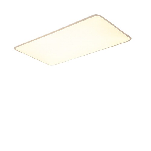Full spectrum ultra-thin living room lamp modern simple atmospheric headlight hall main light white minimalist rectangular ceiling lamp