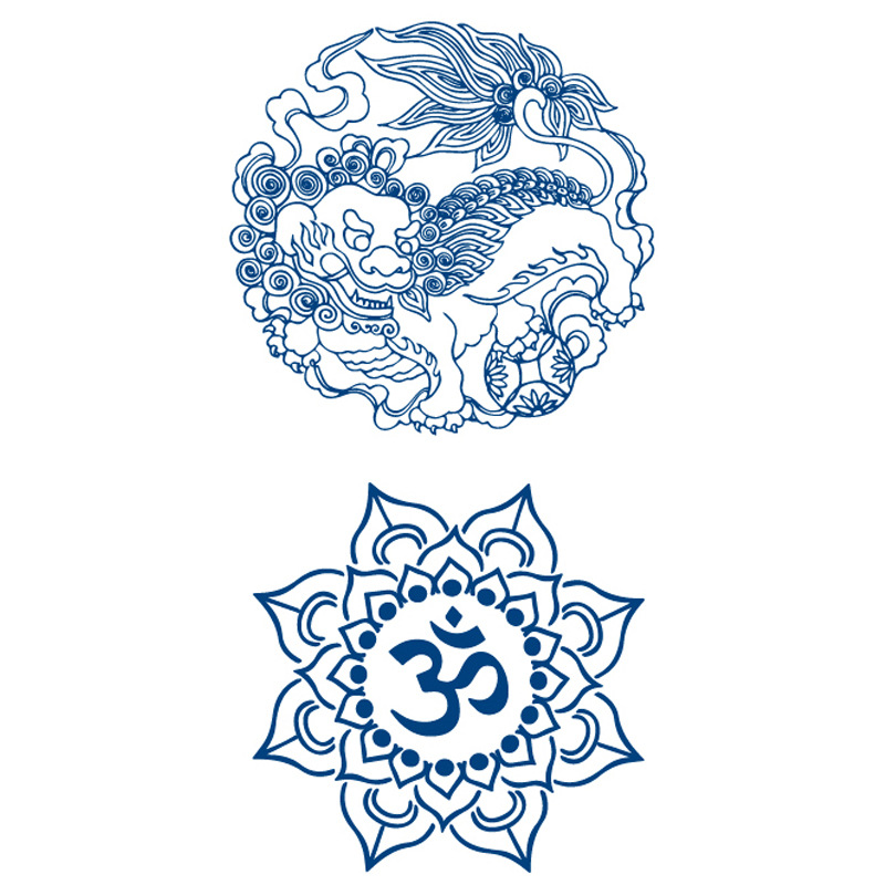 ジュースの紋章はネットの赤い紋章を貼って15日間の現物の卸売りの草本の植物の半永久の刺青のシールを持続します。