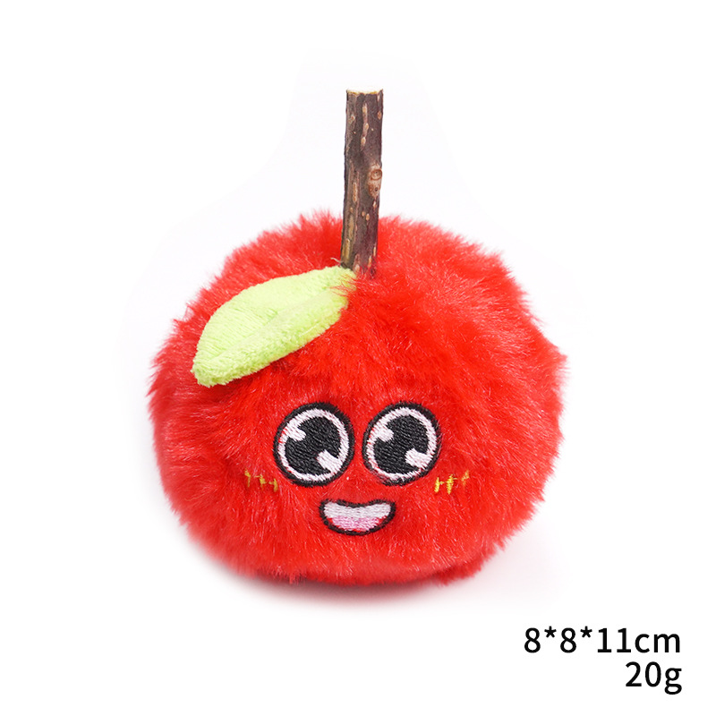 Juguetes de peluche para gatos, auto-aburrimiento, fruta, muñecos de ginseng de madera, juguetes para gatos, al por mayor transfronterizo, spot, polygonum de madera