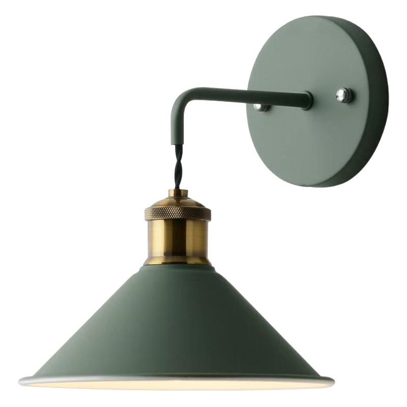 Nórdico creativo dormitorio lámpara de pared color macaron lámpara pasillo escaleras lámpara de pared simple lámpara de noche