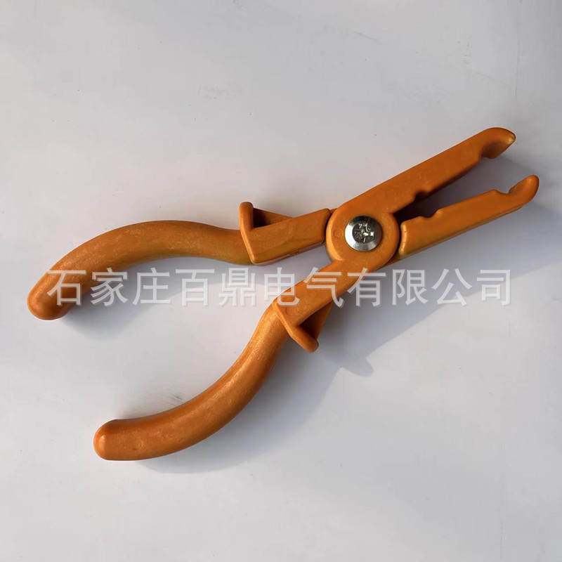 10kv带电作业用绝缘夹钳手握钳子瓷瓶装卸钳 全绝缘夹钳百鼎